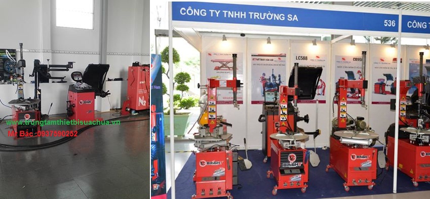 Máy ra vỏ xe tay ga